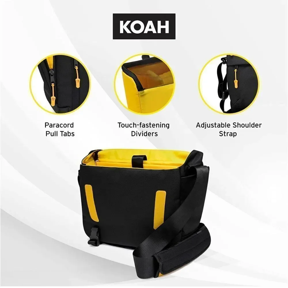 Koah Fulton Precision Shoulder Messenger Camera Bag
